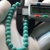 纯天然原矿绿松石高瓷蓝小米珠4mm圆珠手串项链 如心珠宝厂家