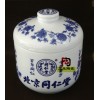 上海订制陶瓷膏方罐价格，1斤2斤装高白瓷膏方罐定做厂家