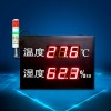 工厂led安全生产显示屏电子看板温湿度计电子时钟