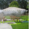巴中户外帐篷遮阳伞喷雾降温设备池塘水雾造景系统维驹环保