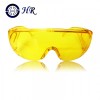 瀚如(专业级)防护安全眼镜防UV光防雾防冲击专业黄色护目镜