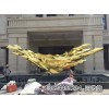 大型抽象金色海鸥雕塑镀金工艺厂
