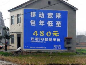 武汉户外墙体广告-新洲墙体广告专业设计制作