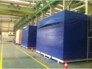 广州精密设备包装流程、设备卸车、移位、定位