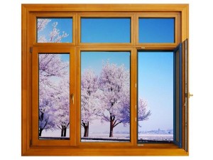 重庆定制高端铝木复合门窗选盛邦铝合金门窗厂家铝合金断桥门窗
