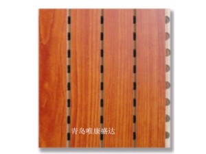 青岛家庭影院环保装饰木质扩散板视听室墙体孔木隔音板