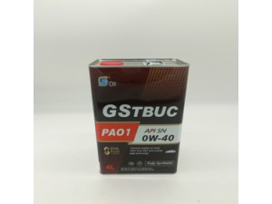GSTBUC润滑油 汽油机油  PAO1 SN 0W-40