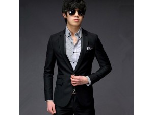 韩版修身正装男式外套休闲职业装上门量身定做西装外套