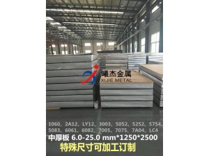 超薄热轧6005铝板6060型材6061铝板6082铝管强度
