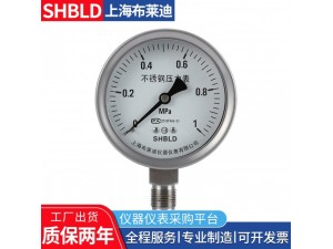 布莱迪YTZ-150 电阻远传压力表1.2.5MPA