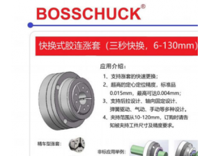 BOSSCHUCK快换式涨套.三秒快换