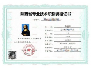 陕西省工程师职称资格证书查询系统正式上线