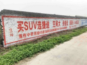 中国人寿安阳墙体喷绘广告保持品牌新鲜和活跃。