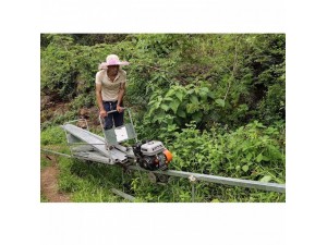 供应山地单轨车 山地爬坡单轨道运输车 汽油动力厂家价格优惠