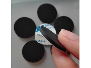 厂家定制黑色自粘垫片-圆形防水硅胶垫片-硅橡胶制品防滑硅胶垫