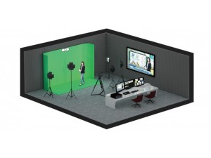 4K高清互动虚拟演播室 慕课、微课录制系统设备