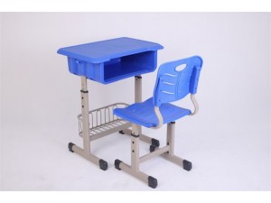 山西太原厂家定制学校塑料课桌椅可升降桌椅