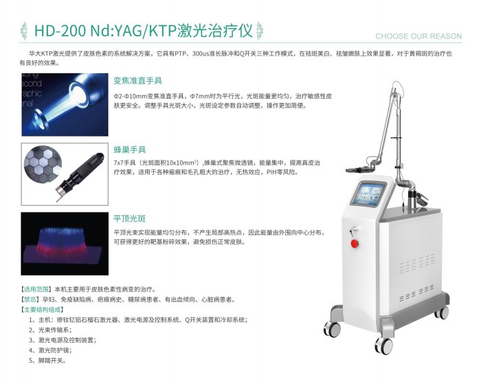 医疗器械-HD-200 ND：YAG KTP激光治疗仪(1)