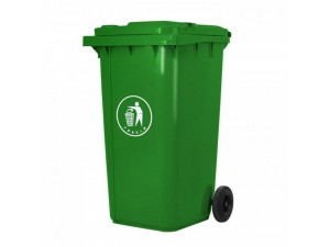 户外塑料环卫垃圾桶240升加厚挂车垃圾分类