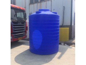 加厚pe塑料水塔储水罐废液平底水箱5T减水剂大水桶