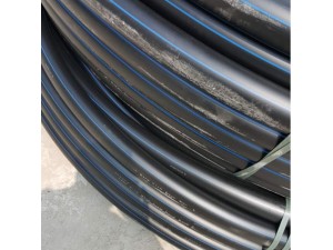 供应PE穿线管DN20-DN200黑色盘管室内外电缆保护管
