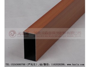 型材铝方管/四方铝方管/木纹铝方管,湖南长沙铝单板厂