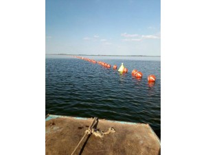 海边安全警戒线浮球 航道隔离塑料浮球