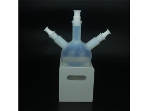 PFA烧瓶进口可溶性聚四氟乙烯材质特氟龙烧瓶颈口可定制