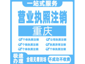 重庆办理营业执照代理记账公司注册提供内资公司注册