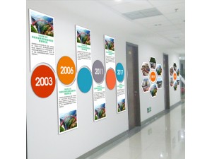 公司墙面广告设计企业文化