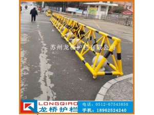 上海学校单位门口防撞护栏 M型防冲撞隔离护栏订制 龙桥厂
