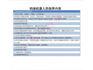 怎樣維護保養碼垛機器人 帕斯科（山東）
