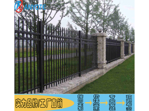 厂家包安装铁艺栏杆 东莞围墙护栏厂 碧桂园景观围栏