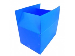 中空板周转箱PP塑料中空板纸箱可折叠带盖循环箱瓦楞板箱钙塑箱