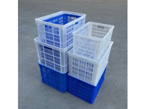 衢州市加厚服裝廠塑料周轉筐果蔬生鮮食品物料快遞倉儲收納膠筐
