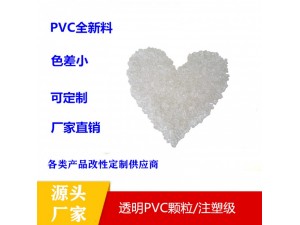 改性挤出用PVC粒子欧盟ROHS环保软料pvc塑胶水管胶料