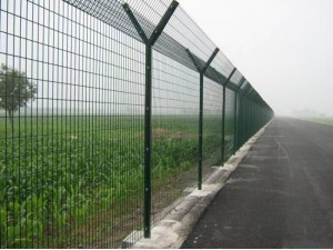 河北护栏网厂家供应机场钢筋围界网飞机场护栏网