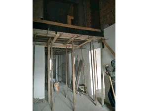 房屋加建钢结构二层房屋改造换顶地下室新建下沉院封顶
