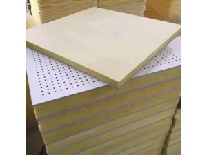 穿孔吸音板墙面复合吸音板机房吊顶阻燃硅酸钙板穿孔吸音复合板