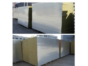 机制格音双面铁皮岩棉板泡沫板生产厂家