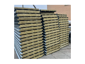 钢结构阻燃隔热岩棉板彩钢瓦实体工厂