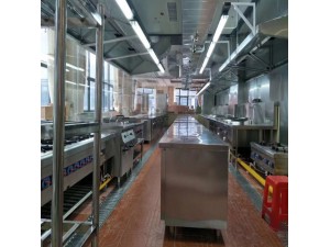 广州唐阁酒店学院工厂食堂商用不锈钢厨房设备工程设计安装公司