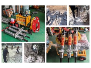 采石场荒料静态开采液压劈裂机工作原理