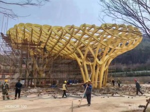 大型不锈钢雕塑制作户外园林景观校园广场月亮圆环水景雕塑摆件