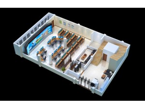 上海室内效果图制作|3D机房|报告厅|会议室效果图设计